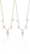 Collier Célia – Multi-Pampilles Astrales en Acier Inoxydable