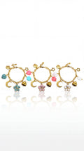 Bracelet Louna – Gourmette à Breloques Multi-Symboles en Acier Inoxydable