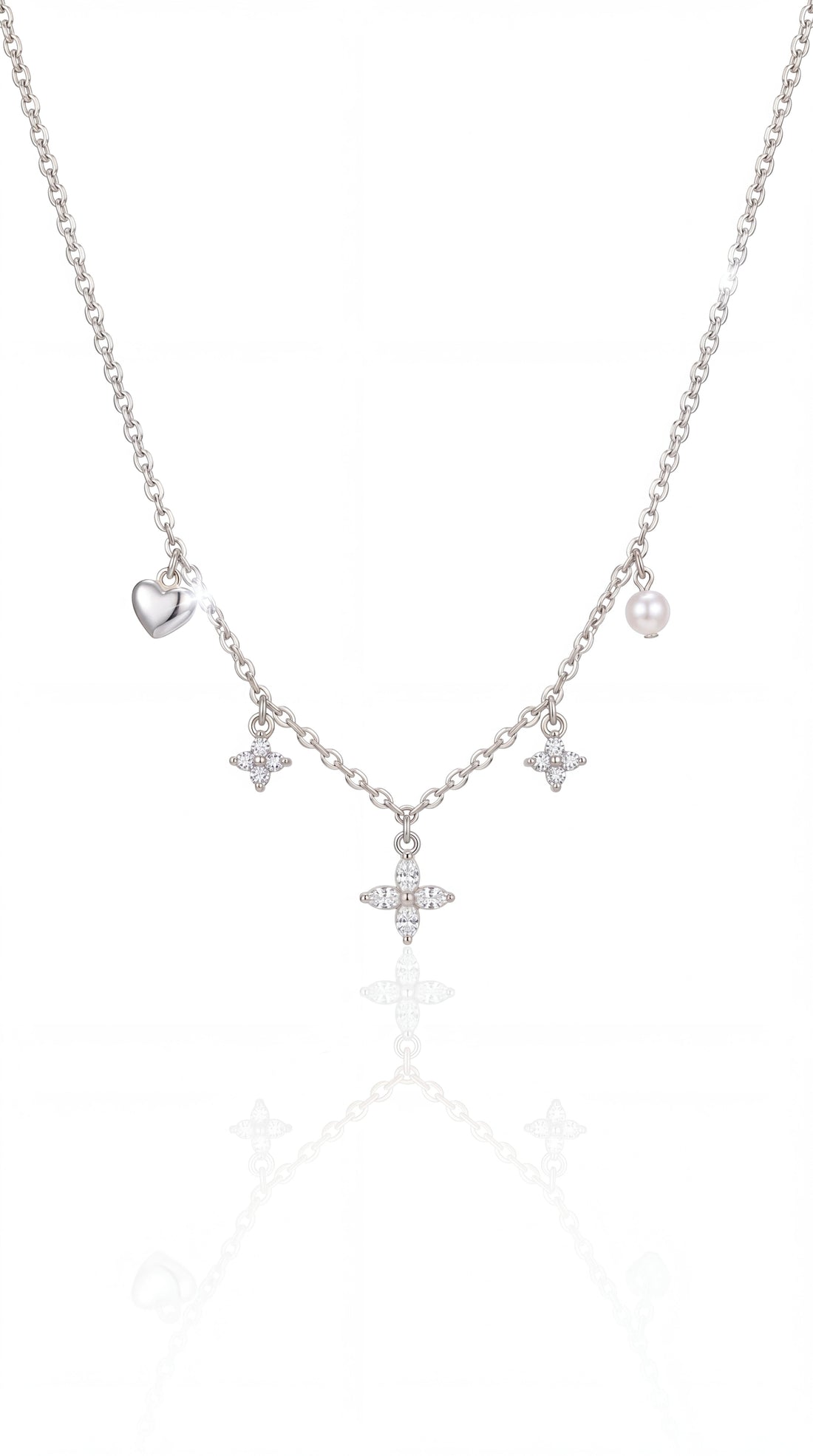 Collier Mila – Ras de cou Multi-Pampilles en Acier Inoxydable