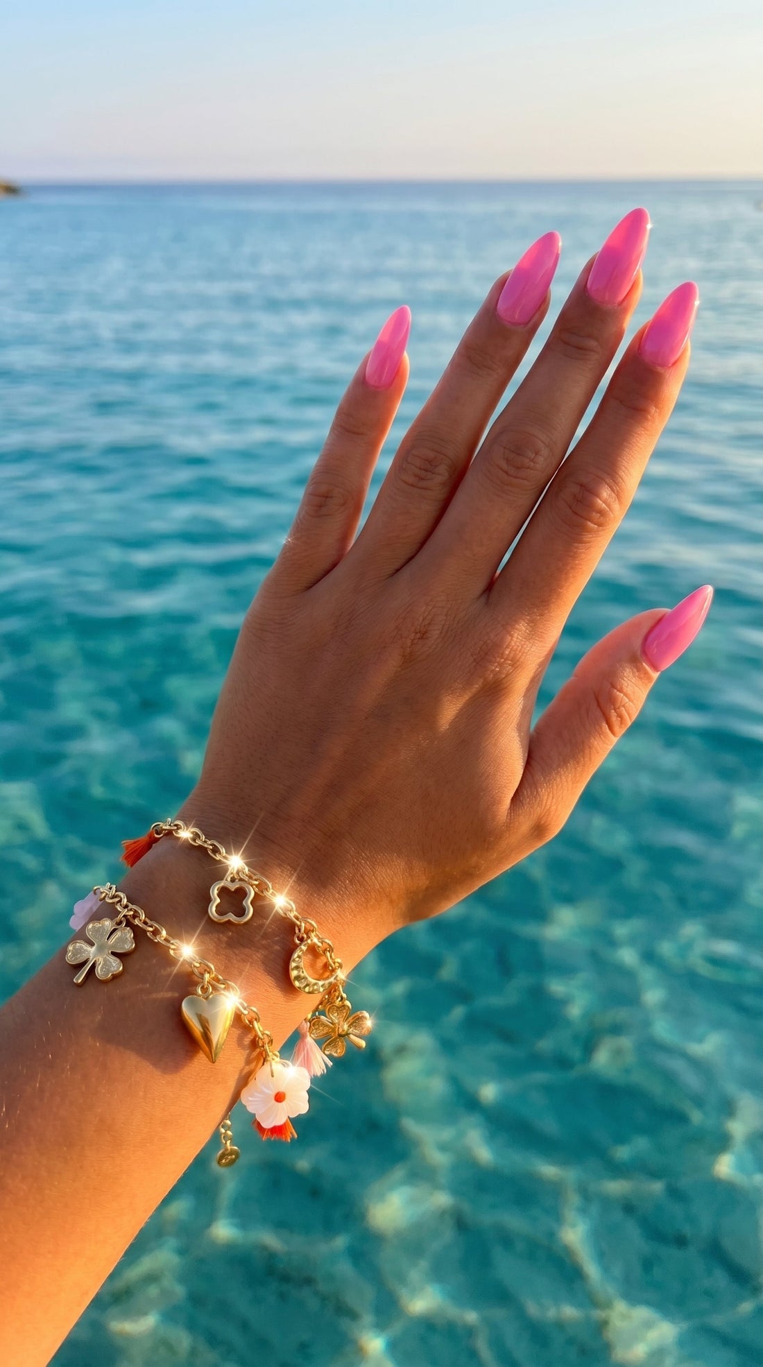 Bracelet "Gabrielle" – Charms Bohèmes & Élégance Colorée