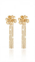 ✨ Boucles d’oreilles Irina – Élégance fluide & éclat doré