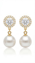 ✨ Boucles d’oreilles Lia – Éclat nacré & élégance sophistiquée