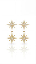 ✨ Boucles d’oreilles Nova – Éclat céleste & élégance scintillante